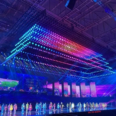 DMX контрол LED кинетична лебедка
